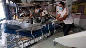 وزير الصحة اللبناني4 مستشفيات خرجت عن الخدمة من جراء انفجار بيروت