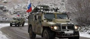 دورية روسية لحفظ السلام في ناغورني كاراباخ.ومقتل خبير ألغام روسي بانفجار