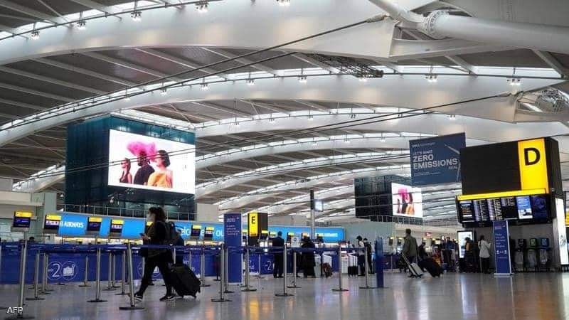 مطار هيرو في لندن ألغى العديد من الرحلات بسبب كورونا المتحور