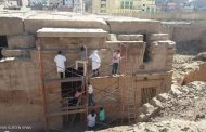 أعمال الترميم في معبد إيزيس باسوان بعد 150 عاما من اكتشافه