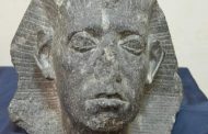 رأس الملك سنوسرت الثالث قطعة الشهر بالمتحف المصرى احتفالا بعيد الشرطة