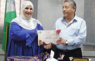 جمعية عطر الجنة تكرم الاستاذ طارق عطية مدير عام إدارة كرداسة التعليمية