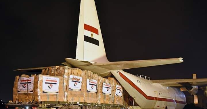 ‎ مصر ترسل مساعدات إنسانية عاجلة عبر جسر جو لجمهورية السودان