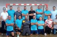 فريق كرة اليد لشركة مصر للألومنيوم في النهائي في بطولة الشركات النسخة 54