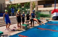 تصفيات بطولة إدارة العبور التعليمية للسباحة بنات في طيبة والإدارة تكرم قسم التربيه الرياضية بالمدرسة