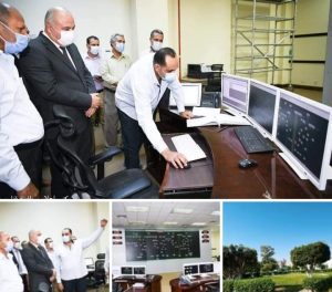 محافظ قنا يتابع سير العمل بمركز تحكم الكهرباء الإقليمي بنجع حمادي بعد تطوريه