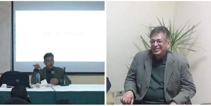 د. محمد شحاتة الأستاذ بجامعة جورجيا الأمريكية يكشف لطلاب أكاديمية طيبة حقائق علميه عن السيارة الكهربائية