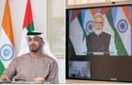 آل نهيان عبر الاتصال المرئي توقيع اتفاقية الشراكة الاقتصادية الشاملة بين دولة الإمارات والهند