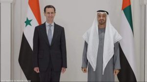 استقبل الشيخ محمد بن زايد آل نهيان يستقبل بشار الأسد رئيس الجمهورية العربية السورية.