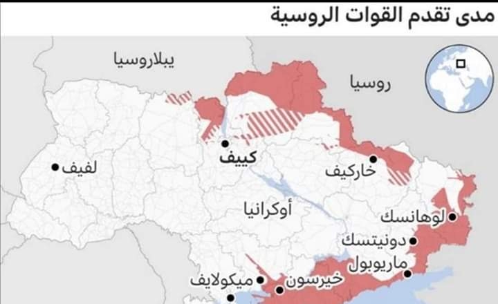 روسيا وأوكرانيا: بالخرائط آخر المستجدات على الأرض بعد 12 يوما من القتال: