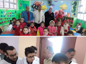 طب أسنان المنوفية تنظم قافلة طبية لمجمع السلام بزوير