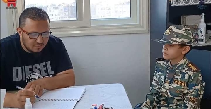 بمناسبه عيد تحرير سيناء ولقاء مع الطلاب محمد حازم