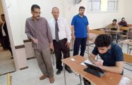هشام منبر يتفقد سير إمتحانات الفصل الدراسي الثاني للشهادة الإعدادية وإمتحانات الصف الثاني الثانوي