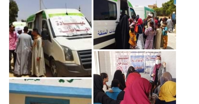 الكشف على 989 مواطن خلال قافلة طبية مجانية بقرية العمرة ضمن مبادرة حياة كريمة بقنا