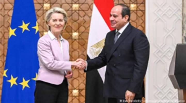 فون دير لاين: مصر شريك موثوق به ونريد تعزيز التعاون معها
