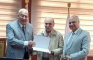 رئيس جامعة مدينة السادات يكرم أعضاء هيئة التدريس والهيئة المعاونة الفائزين بجوائز الجامعة