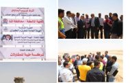 الإنتهاء من تنفيذ 85% من أعمال تمهيد الطرق بمدينة الأمل بنجع حمادى