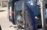 إصابة 3 مجندين أثر حادث انقلاب سيارة شرطة بقنا