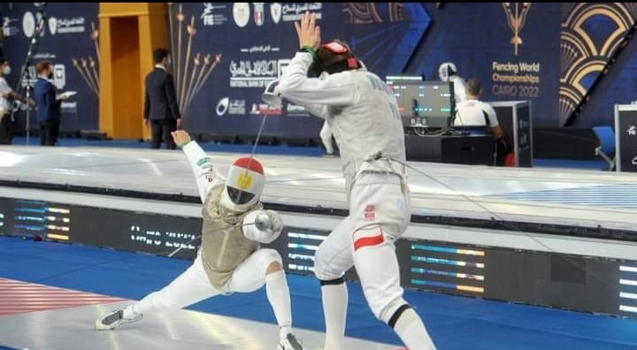تأهل علاء أبوالقاسم ومحمد حمزة لدور ال32 لفردي سلاح الشيش ببطولة العالم للمبارزة بالقاهرة