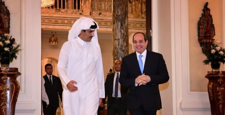 تلقى السيد الرئيس عبد الفتاح السيسي مساء اليوم اتصالاً هاتفياً من سمو الأمير تميم بن حمد آل ثاني، أمير دولة قطر.