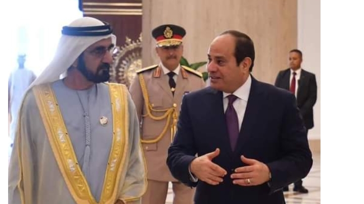 السيد الرئيس يستقبل الشيخ محمد بن راشد حاكم دبي