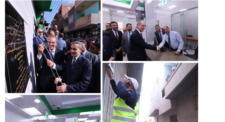 وزير الاتصالات يفتتح ويتفقد عدد من مشروعات بقرى حياة كريمة فى محافظة الغربية