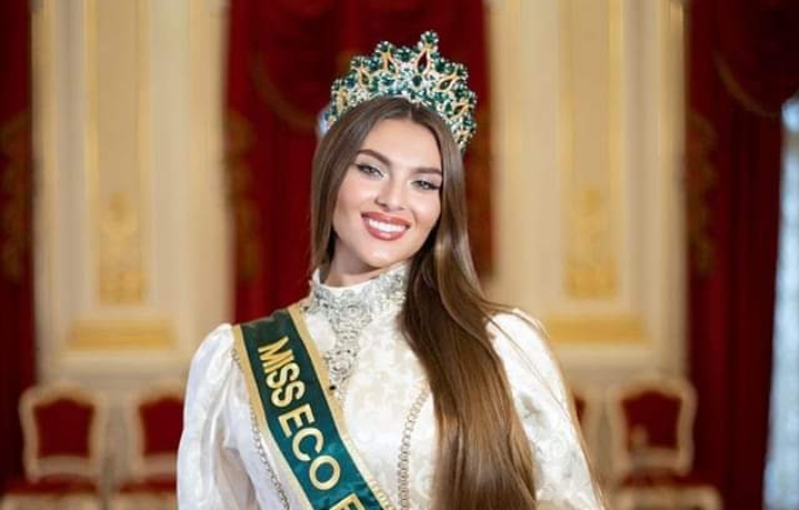 ملكة جمال بيلاروسيا ‎يانينا سبيكا تستعد لحضور مسابقة miss eco international 2023 بالغردقة