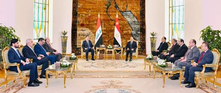 السيد الرئيس يستقبل رئيس الوزراء العراقي