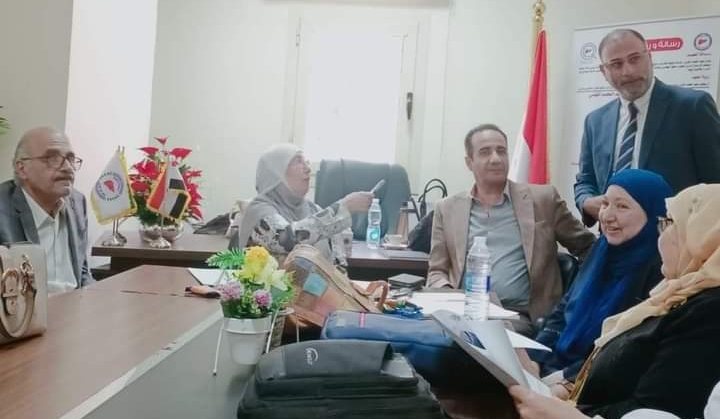زياره مدير مركز ضمان الجوده لمعهد الكبد القومى جامعه المنوفيه