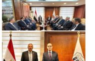 المستشار حافظ عباس رئيس النيابة الادارية يلتقي رئيس المحكمة الدستورية العليا