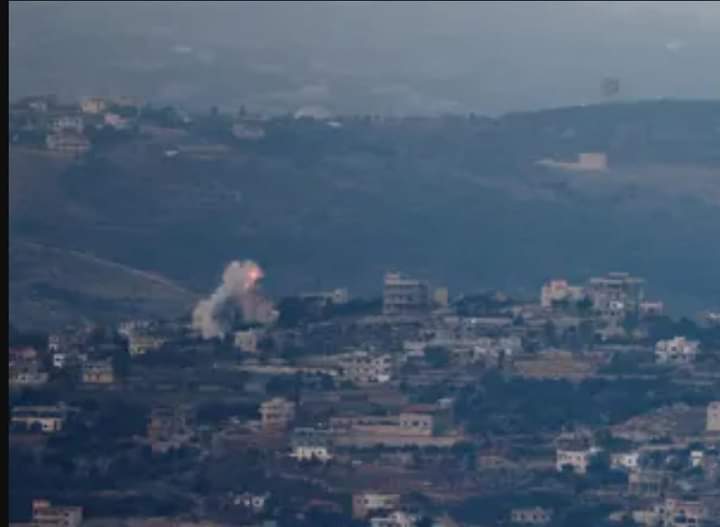 أعلن الجيش الإسرائيلى اعلن ضرب أهداف تابعة لحزب الله داخل لبنان