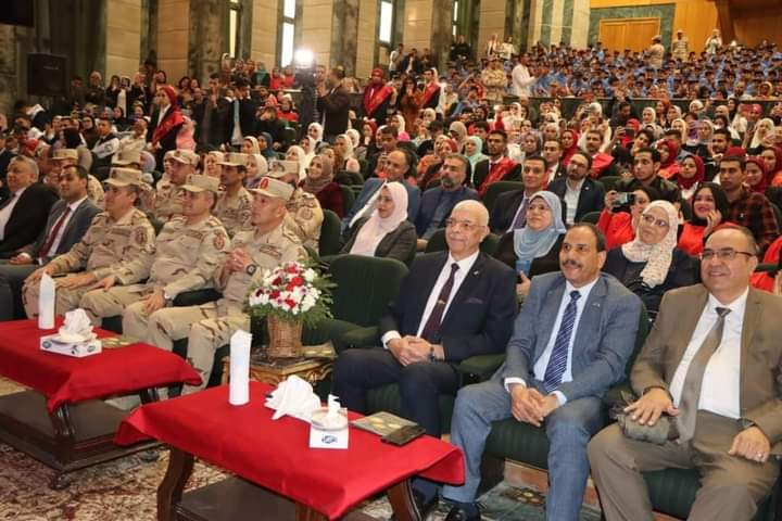 جامعة المنوفية تستضيف الندوة التثقيفية ال٥٥ التي تنظمها قوات الدفاع الشعبي العسكري بالجامعات المصرية
