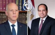 السيد الرئيس يتلقى أتصالا هاتفيا من الرئيس التونسي لتهنئة بفوزة بالأنتخابات الرئاسية