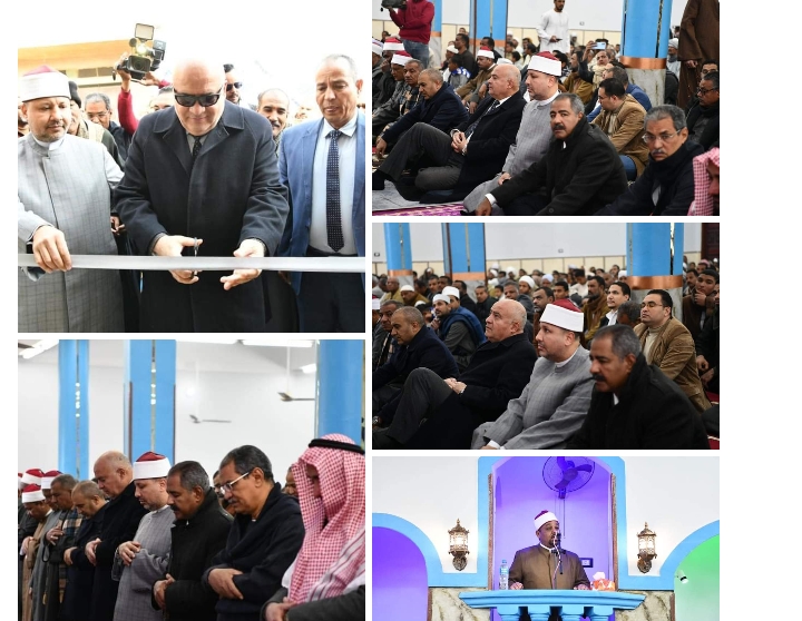 بتكلفة ٢ مليون جنيه.. محافظ قنا يفتتح مسجد الخير بحجازة قبلي