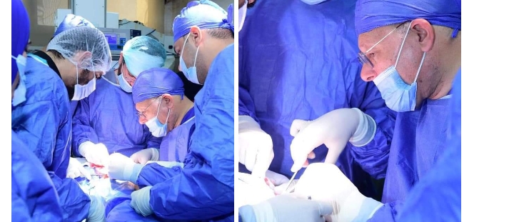 رئيس جامعة سوهاج يجري جراحة لإنقاذ حياة طفلة مصابة بشلل ولادي