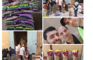 مبادرة شبابية بإحدى قري كفر الشيخ تجمع 66 طن مواد غذائية لـ 