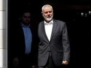رئيس المكتب السياسي لحركة حماس إسماعيل هنية يتهم رئيس الوزراء الإسرائيلى بنيامين نتنياهو بـ تخريب الجهود المبذولة فى المفاوضات