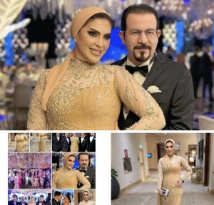 سها سالم تخطف الأنظار بإطلالة ساحرة في زفاف شقيقتها مريم