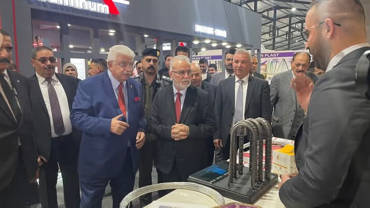 رئيس غرفة الصناعات الهندسية يفتتح مع محافظ بغداد معرض العراق الدولي للإنشاءات