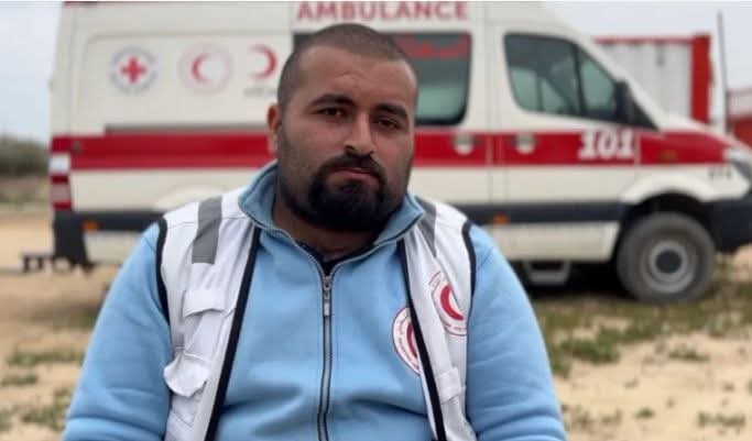 الناجي الوحيد من الهجوم على فريق المسعفين، يروي تفاصيل الحادث التي تتضارب مع الرواية الإسرائيلية
