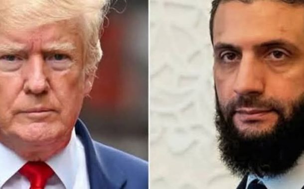 قبل التوجه لقطر .. ترامب يلتقى أحمد الشرع فى الرياض