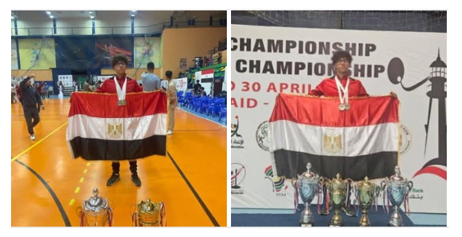 إدارة مدرسة طيبة المتكاملة الدولية تهنىء الطالب عمر السبطاسي لاختياره ضمن المنتخب المصري لكرة السرعة