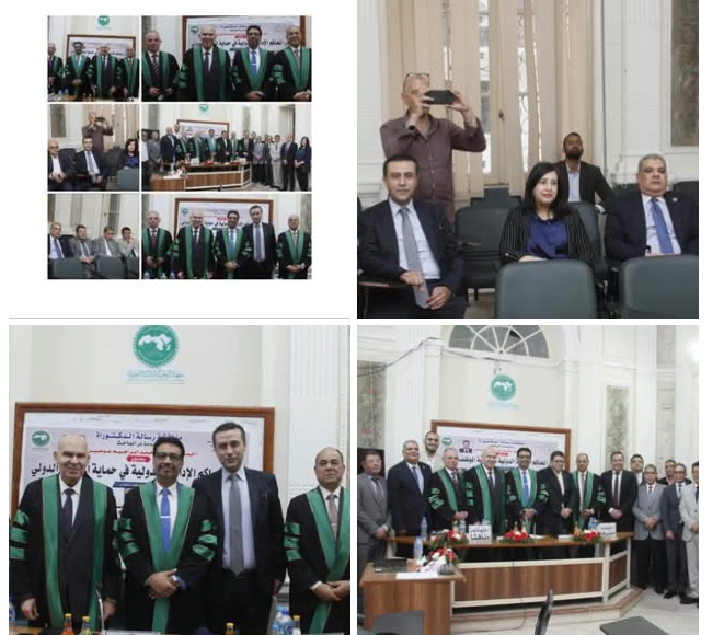 المستشار أحمد عوضين نائب رئيس النيابة الإدارية ينال درجة الدكتوراه بامتياز