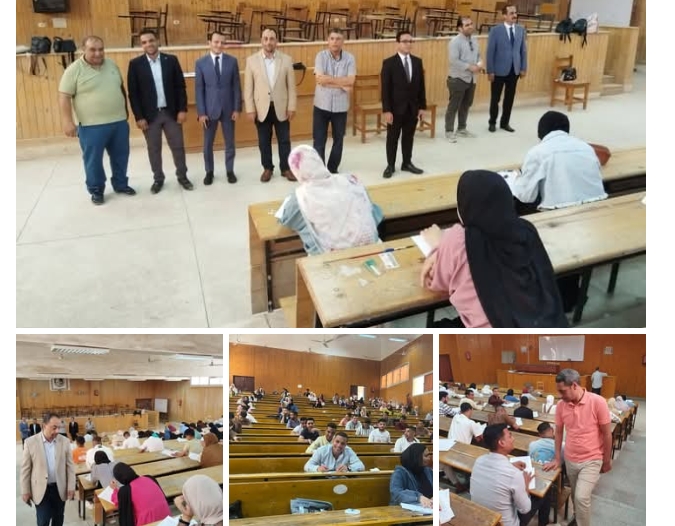 انتهاء امتحانات الترم الثانى بكلية الحقوق بقنا لامتحانات الفرقة الرابعة
