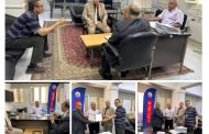 فرع منظمة الضمير العالمي لحقوق الانسان باسيوط يقدمون التهنئة لمدير الادارة الصحية بالقوصية