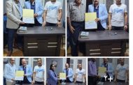 رئيس منظمة الضمير العالمي لحقوق الانسان ونائبه يكرمان فرع الاسكندريه