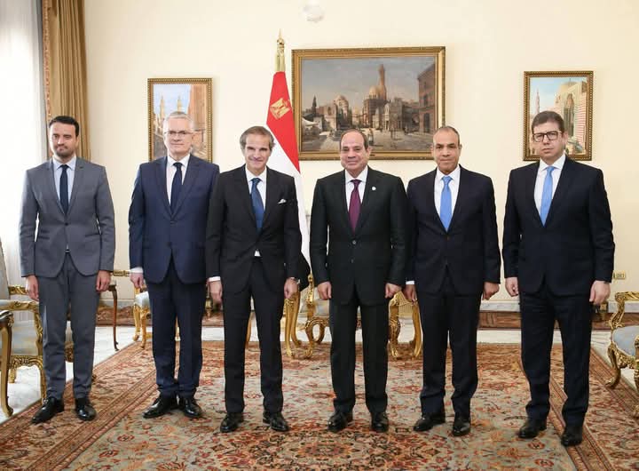 الرئيس السيسى يستقبل المدير العام لوكالة الطاقة الذرية متابعة