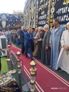 نواب رئيس جامعة المنوفية يقدمان واجب العزاء لأسر ضحايا حادث الطريق الإقليمي بالمنوفية