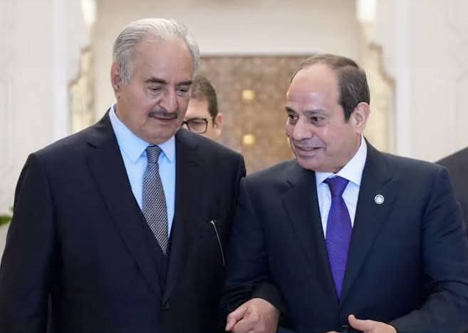 الرئيس السيسى يستقبل المشير 