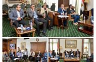 رئيس الأعلى للإعلام يستقبل وفد نقابة الصحفيين